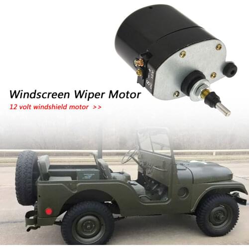 2021 12V Wiper Motor Tractor Universal Windscreen Wiper Motor Windscreen for Jeep Willys Tractor 7731000001 01287358