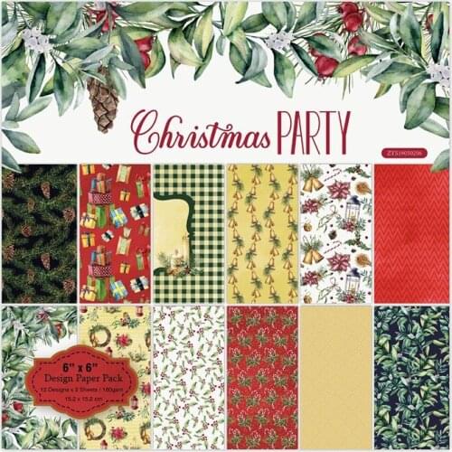 24Pcs/Lot Christmas Retro Material Papers DIY Scrapbooking Album Diary Gift Decorative Paper Scrapbooking Paper