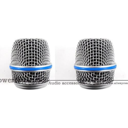 2x Metal Mesh Microphone Grille Fits for Shure Beta 57, Beta 57A microphone