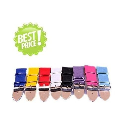 Wholesale Lots 40pcs 26 mm leather Imitation Watch Bands 8 colors available -3131