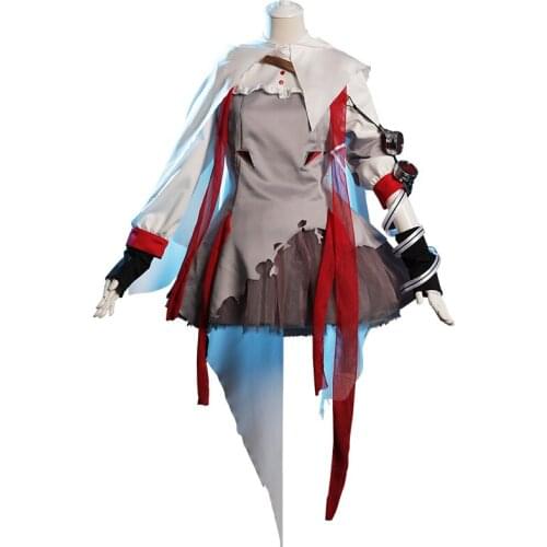 Anime Arknights Eyjafjalla Cosplay Costume Little Sheep Dress Women Lovely Halloween Party Dress Christmas Fancy Costumes Outfit