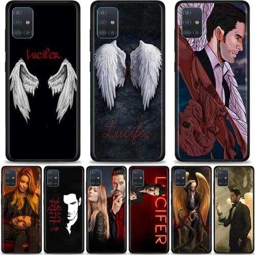 Coque For Samsung A91 A72 A71 A52 A51 A42 A41 A32 A31 A21s A21 A12 A11 A02s A02 A01 Case Lucifer TV Show Cover Fundas Shell