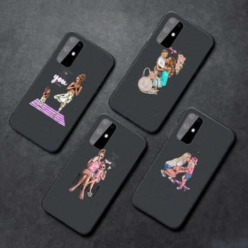 Mom and baby Phone Case For Samsung A21S A32 A51 A52 A71 A50 A12 S10 S20 S21 Plus Fe Ultra