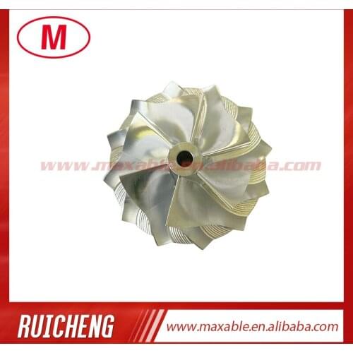 CT12 17291-67010 43.08/58.03 mm 6+6 blades high performance turbocharger billet/milling/aluminum 2618 compressor wheel