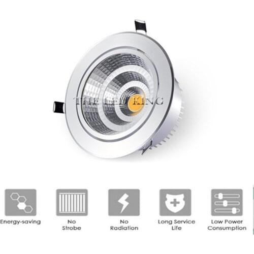 Dimmable LED Downlight Ceiling Warm white/Cold white 5W 9W 12W 15W 18W led Ceiling lamp AC 220V 230V 110V New type Downlight
