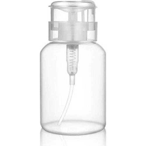 Hot Sale !!! Mini Pump Press Bottle Multi-holes Nozzle Plastic Portable Press Pumping Dispenser Travel Refillable Bottles