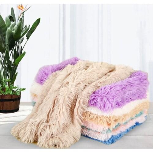 HOT Super Soft Pet Bed Snuffle Mat for Cat Dog Mats Winter Thick Double-layer Plush Autumn and Winter Models of Pet Blankets