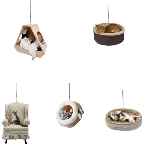 Creative Flying Cat Pendant Car Backpack Ornaments Cute Car Hanging Ornament Keychain Interior Decor Home Decoration Accessories