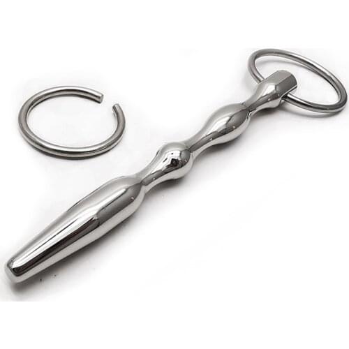 Stainless Steel Male Chastity Urethral Dilator Penis Insert Sounding Rod Cbt Torture Masturbator Sex Toys For Men Urethral Plug