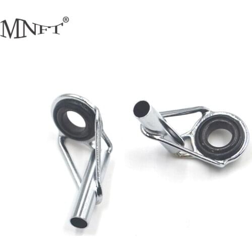 MNFT 80pcs/Box Fishing Rod Guide Tip Repair Kit Set DIY Eye Rings Stainless Steel Frames Ceramics TS Line Guide Ring 1-10