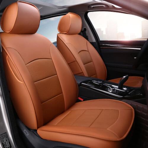 AutoDecorun Perforated Genuine Leather Seat Covers for LEXUS NX200 NX300 NX300h NX200t Accessories Car Seat Cover Protectors Set