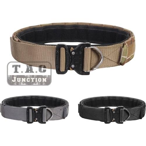 Emerson Tactical Cobra Buckle Duty Belt 1.75"- 2" Tactical Rigger Combat Patrol Duty Inner & Outer Belt For Shooting Military