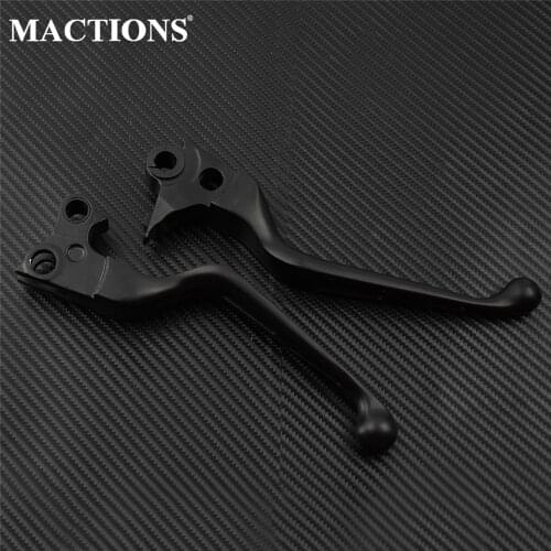 Motorcycle Brake Clutch Lever Handle Lever Black Aluminum For Harley Sportster 96-03 XL Dyna 96-07 Touring 96-07 Softail 11-14