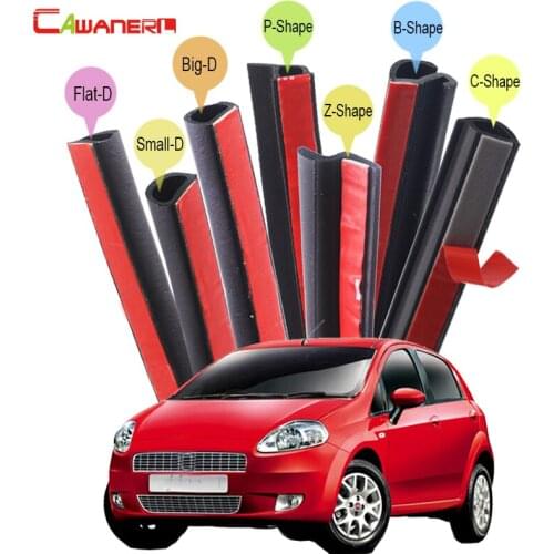 Cawanerl For Fiat Punto Uno Panda Viaggio Ottimo Car Rubber Seal Sealing Strip Kit Sound Control Seal Edge Trim Weatherstrip