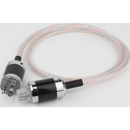 Hi-End Valhalla power line HIFI POWER CABLE 7N OFC Power Cord with EU Plug Amplifier CD, Decoder, Power Wire