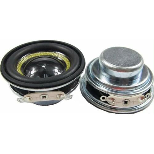 1.5 Inch Mini Audio Portable Speaker 40MM 8Ω5W Waterproof Glass Fibre Full Range Bluetooth Speaker ForHome Theater DIY Sound 2PC