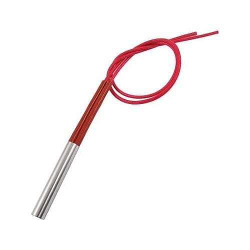 AC 380V 110W 9mm x 50mm Red Wired Die Cartridge Heater Heating Element