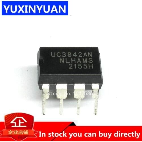 10pcs/lot UC3842P UC3842 DIP-8 Current Mode PWM Controller TL3842