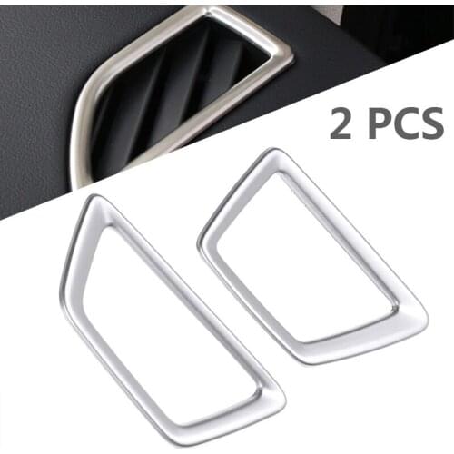 2pcs ABS Left-hand Drive Upper Car Air Vent Outlet Cover Trim Car Styling Trim For Peugeot 3008 Allure 2016-2018