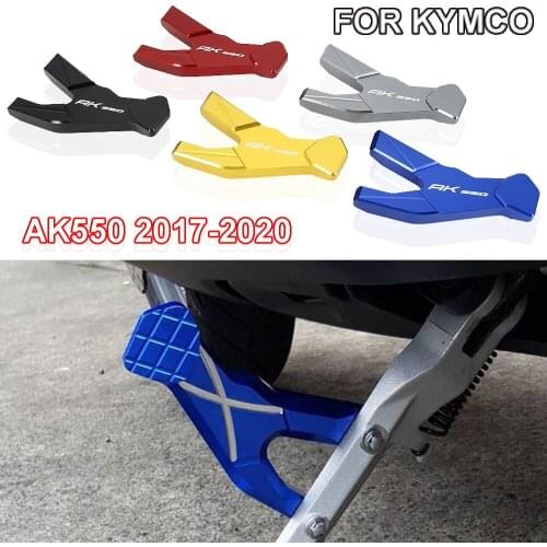 Motorcycle Accessories For KYMCO AK550 AK 550 CNC Kickstand Side Column Auxiliary Seat 2017 2018 2019 2020