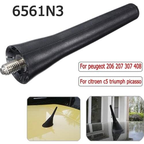Car Short Aerial Antenna For Peugeot 206 207 307 408 For Citroen C5 Triumph Picasso Antenna 6561N3
