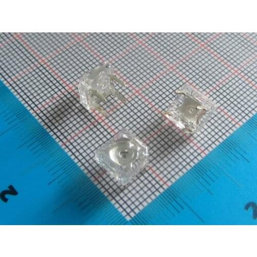 Free ship with track 100pcs F5MM Highlight Yellow light emitting diode 5mm Yellow Piranha LED lamp beads round head 800-1200mcd