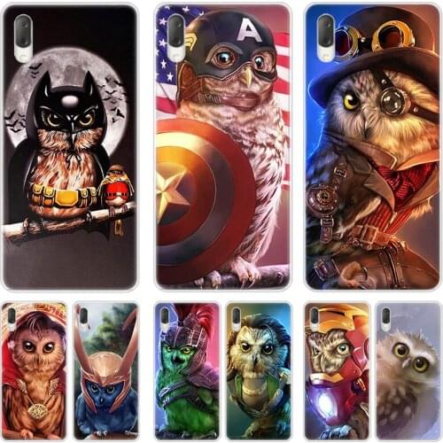 Hot Night Owl funny Hard Case For Sony Xperia L1 L2 L3 X XA XA1 XA2 Ultra E5 XZ XZ1 XZ2 Compact XZ3 M4 Aqua Z3 Z5 Premium