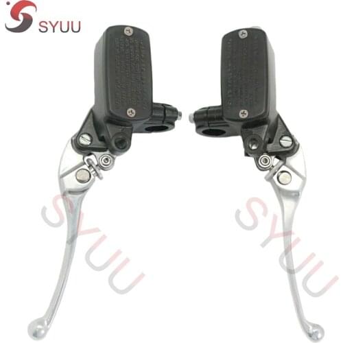 Motorcycle 7/8'' 22mm Hydraulic Clutch Brake Master Cylinder with Lever For Honda For Yamaha For Kawasaki For Suzuki 14mmPistion