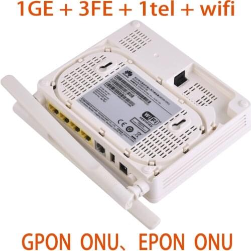 Gpon ONU EPON ONT HS8145C FTTH modem router 5pcs original bare metal adapter EG8141A5 1GE+3FE+1tel+wifi With English Software