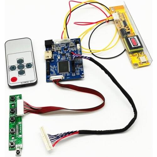 HDMI 10 inch - 17 inch LVDS(2ch.6bit) laptop LCD screen LCD controller board DIY kit LCD kits LVDS kits
