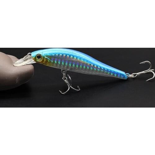 37mm/1.5g Artificial Floating Minnow Freshwater Fishing Hard Bait 3D Eyes Anti-Corrosion Professional Plastic Fishing Lures