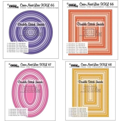 Old Sirius Classic round rectangle Metal cutting dies cut die mold card Scrapbook paper craft knife mould blade punch stencils