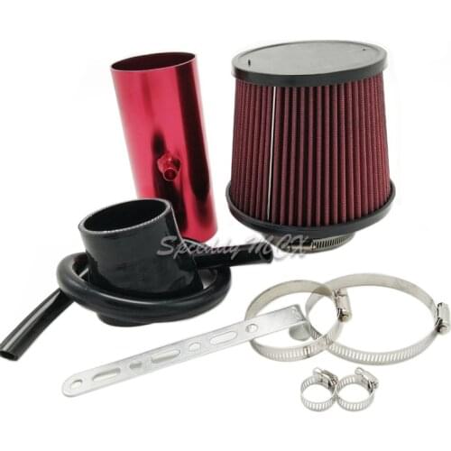 Aluminum Air Intake Pipe Kit Red High Quality Air Filter Kit For V W GOLF6 Scirocco Sagitar MAGOTAN 1.4T And Ea111 engine 1.4t