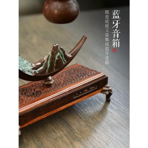 Nordic Brass Backflow Incense Burner Metal Church Modern Waterfall Smoke Black Vintage Fragrance Encens Home Decor BY50XX