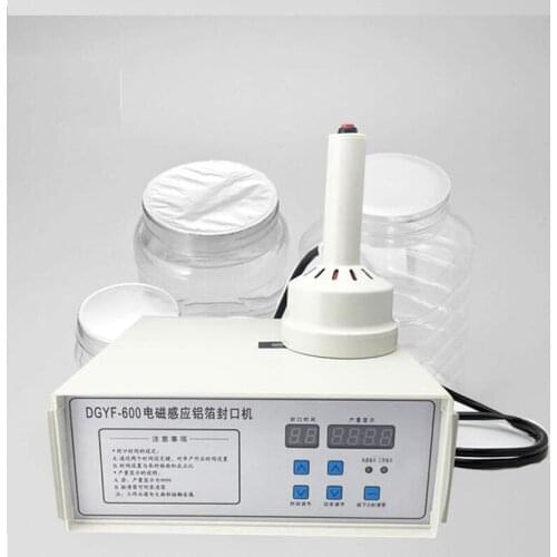 Aluminum Foil Sealing Machine Induction Fast Work Continuous Induction Sealer For Bottles