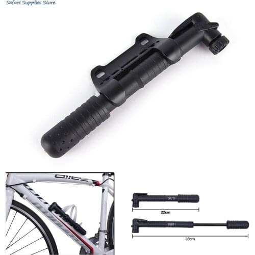MINI Valve Bike Pump Adaptors MTB Road Bicycle Pump With Gauge Mini Cycling Pump Presta Schrader Tire Bicycle Air Inflator