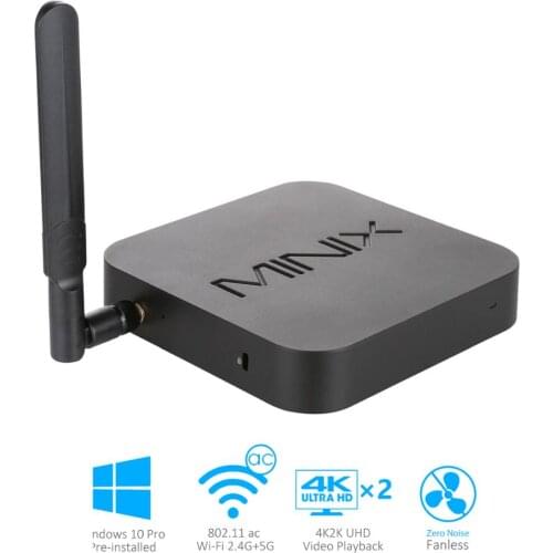 MINIX NEO Z83 Series Intel Atom X5-Z8350 Windows/Ubuntu Mini PC MINI Dual Band Fanless WiFi Gigabit LAN Portable MINI PC