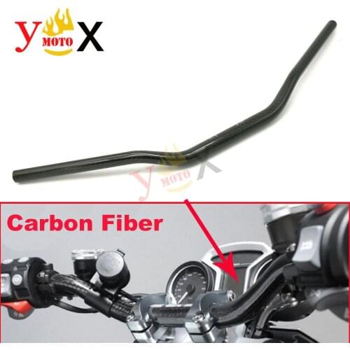 Modification Carbon Fiber Motorcycle 1 1/8" 28MM Fat Bar Drag HandleBar For BMW F650GS F800GS F800R F800S F800ST G450X G650