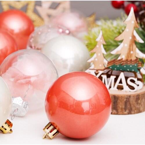 Shatterproof Christmas Ball Decor Set Creative Baubles Christmas Tree Hanging Decoration Pendant for New Year Wedding Party Gift