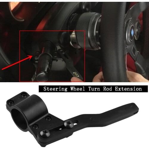 Universal ABS Car Styling Adjustment Steering Wheel Turn Rod Extension Turn Signal Lever Position Up Kit