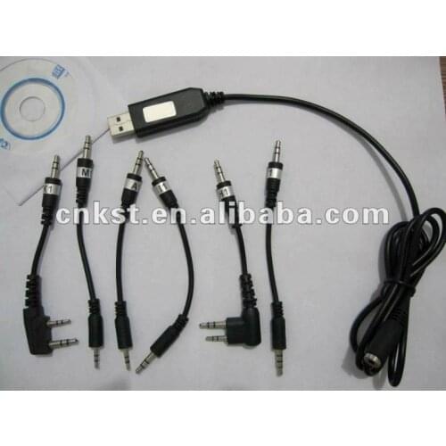 All In One USB Programming cable for Moto /Kenw00d /Icom /Vertex /Wouxun /Puxing /Quansheng /Baofeng Two Way Radio