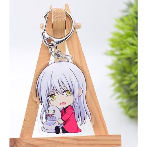 WL0967 Fruits Basket Keychain Acrylic Cartoon Keyring Accessories
