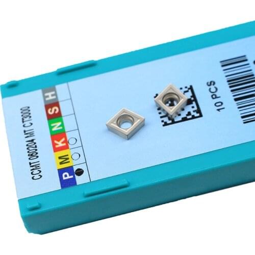 10pcs Lathe Inserts CCMT060204 MT CT3000 Ceramic Turning Inserts Internal Turning Tool Holder Part CNC Lathe Cutting Knife Blade