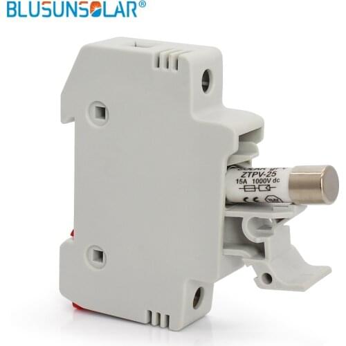 50sets High Voltage Solar PV Fuse Holder with PV Fuses 1000V 10A,12A,15A BX0234/6