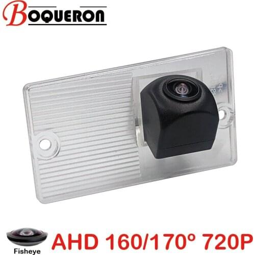 Fisheye 170 Degree 1280x720P HD AHD Car Vehicle Rear View Reverse Camera for Kia Euro Carens Cerato Hatchback for Naza Ria Citra