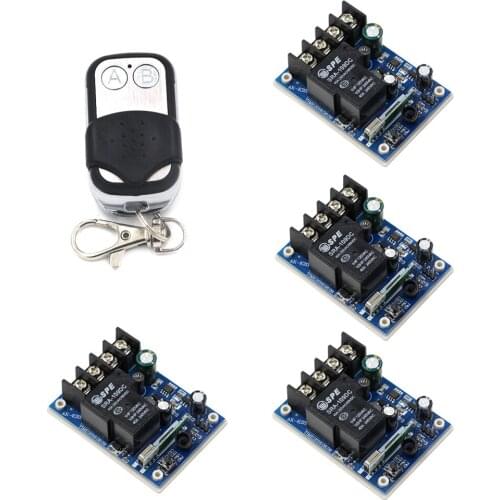 Wireless Remote Control Switches DC 12V-48V 30A Relay Wide Voltage Receiver 12V 24V 36V 48V Receiver With Remote Controller