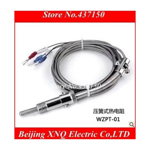 Pressure spring thermocouple pt100 temperature controller probe sensor WZPT-01