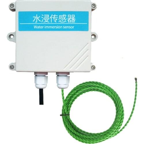 Water Detector, DC12-24V Security Water Leakage Rope Sensor Water Level Detector System for Kitchen Bathroom Laundry Room