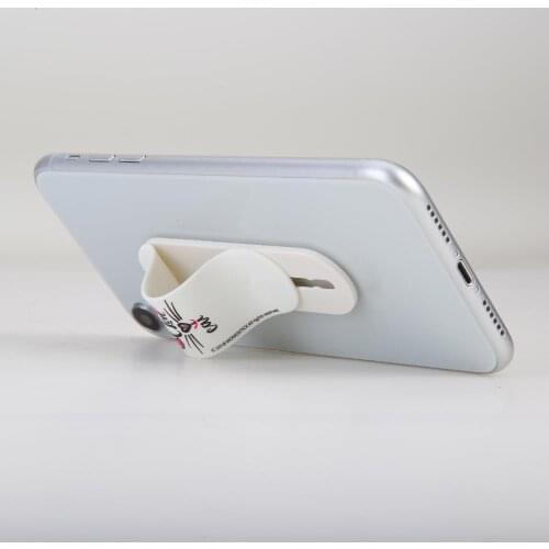 Home Desktop U Shape Skateboard Mobile Phone Holder Bracket Stand with Hook Mobile Phone Holder Stands ABS TPU
