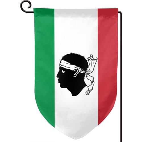 France Corsica Small Garden Flag Vertical Double Sided Farmhouse Decoration
